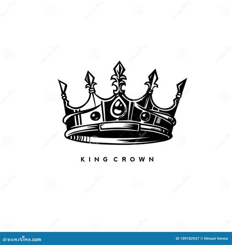 Simple Kings Crown Vector Illustration Stock Vector - Illustration of ...