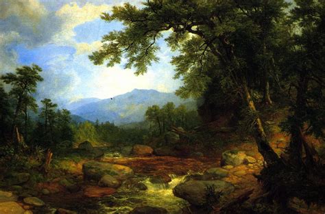 The Athenaeum - Monument Mountain, Berkshires (Asher B. Durand - circa 1855-1860) | Landscape ...