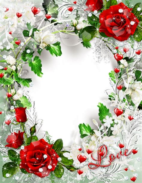 Romantic frame, Photo frame, Rose frame