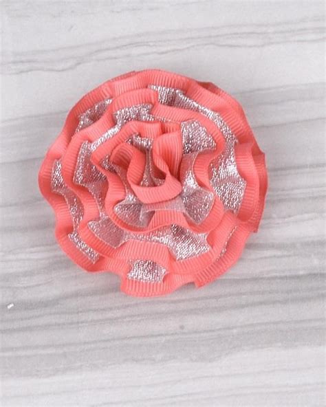 Ruffled Ribbon Round Hair Clip – Just Viva | Pink fashion, Pink ladies, Pink