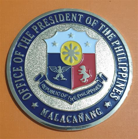 office of the president, decal emblem, 3 inches in gold | Lazada PH