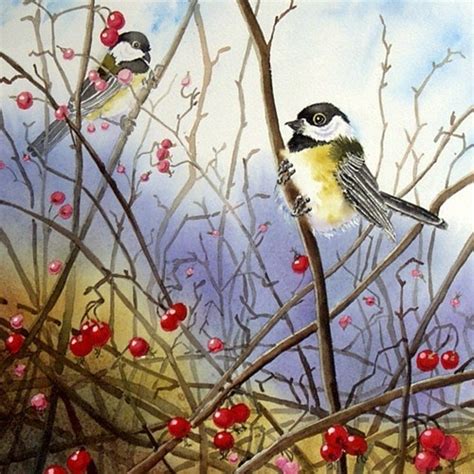 Chickadee Bird Bird Wall Art Bird Art Prints Woodland Bird - Etsy ...