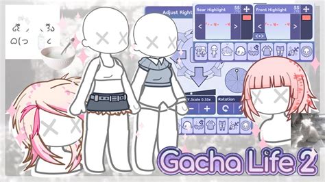 🦢⋆｡˚Gacha life 2 outfit hacks / ideas !! ⸝⸝₊-⊹ - YouTube