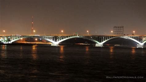 Peace-bridge-at-night wallpaper | architecture | Wallpaper Better