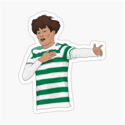 "Kyogo Furuhashi Celtic" Sticker for Sale by wdart | Redbubble