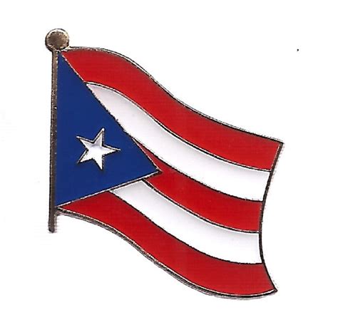 PACK of 3 Puerto Rico Single Flag Lapel Pins, Puerto Rican Pin Badge - Walmart.com