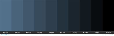 Shades XKCD Color slate blue #5b7c99 hex | Blue color hex, Hex color palette, Light slate grey