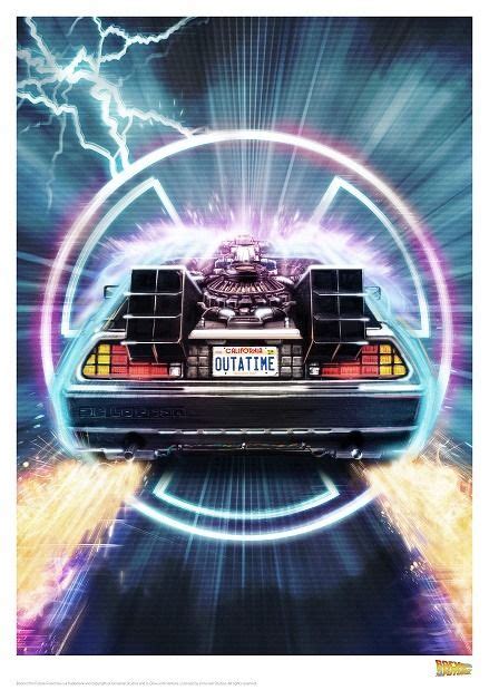 Buy Your Back To The Future DeLorean Art Print (Free Shipping) - Merchoid