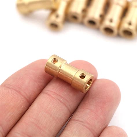 New Brass Flexible Motor Shaft Coupling Coupler Motor Transmission ...