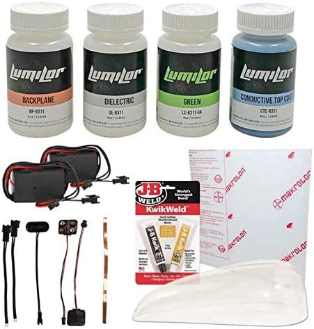 Lumilor Starter Kit - Light-Up Paint - Electroluminescent Paint Technology - Control Your Paint ...