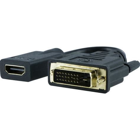 GE DVI to HDMI Adapter, Male-to-Female, Video Only, 33586 - Walmart.com - Walmart.com
