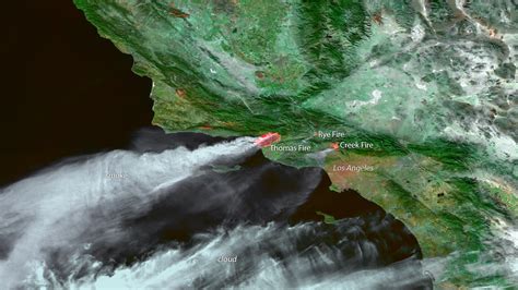 Santa Ana Winds Fuel Southern California Wildfires | NOAA National Environmental Satellite, Data ...