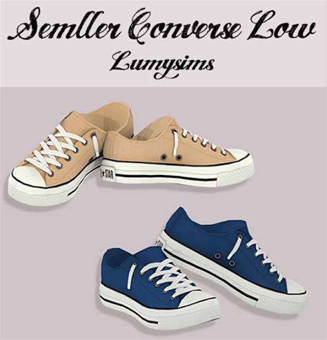 Semller Converse Low Tops - Lumysims LOVE IT!!! | Sims 4 toddler, Sims 4 cc shoes, Sims 4