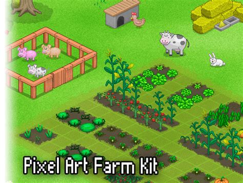 Pixel Art Farm Kit | 2D 주변환경 | Unity Asset Store