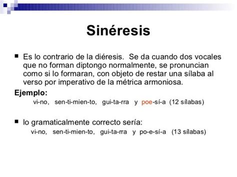 Qué es la sinéresis - Significado y ejemplos