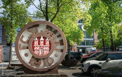 Das St. Pauli (Sankt Pauli) Fußballstadion in Hamburg Deutschland ...