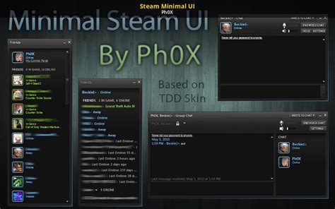 Steam Minimal UI [Steam] [Mods]