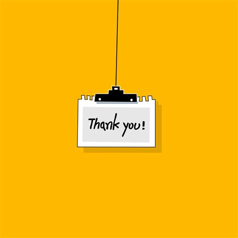 Thank you. banner design template. Flat style vector. 23088701 Vector ...