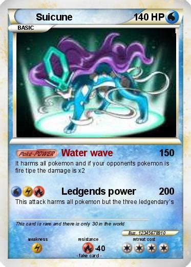 Pokémon Suicune 1341 1341 - Water wave - My Pokemon Card