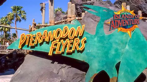 Pteranodon Flyers On Ride POV at Universal Studios Islands Of Adventure (Feb 2003) - YouTube