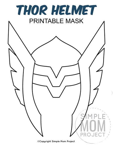 No Longer Available | Mask template, Thor helmet, Mask for kids