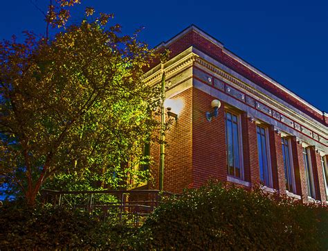 Brick house at night Photograph by Yuri Levchenko - Fine Art America