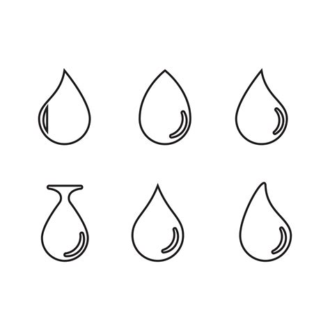 Water drop Logo and symbol Template 2952059 Vector Art at Vecteezy