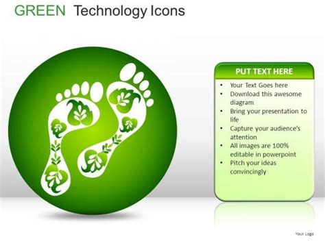 Shapes Green Technology Icons PowerPoint Slides And Ppt Diagrams Templates | Powerpoint ...