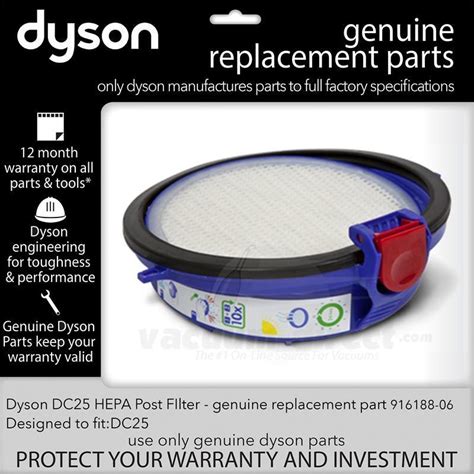 Dyson DC25 HEPA Post Filter Assembly Blueberry 916188-02 | DC25 Filters ...