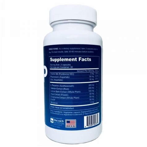 Sleep Aid - Natural Dietary Supplement