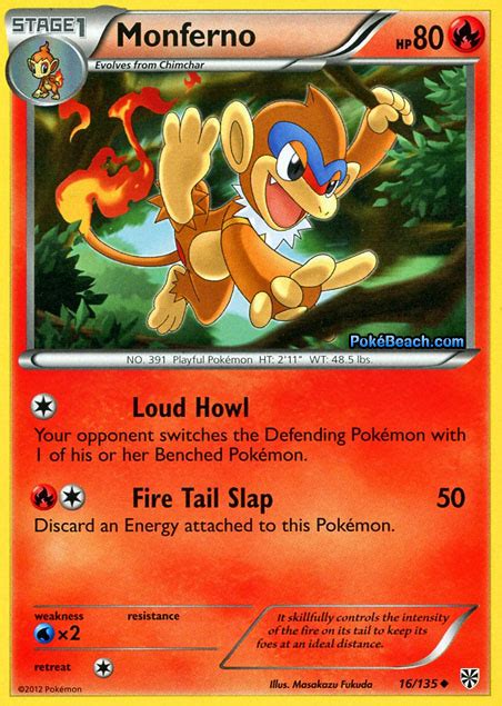 Monferno -- Plasma Storm Pokemon Card Review | PrimetimePokemon's Blog