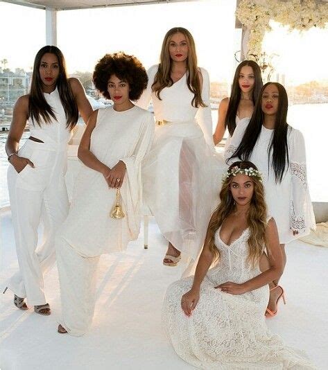 Tina Knowles Wedding: (From left to right: Kelly Rowland, Solange, Tina ...