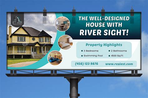 Real Estate Business Billboard ~ Templates ~ Creative Market