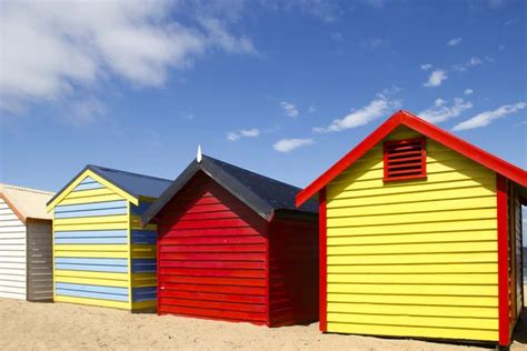 Brighton Beach Bathing Boxes Stock Photo by ©robynmac 5526146