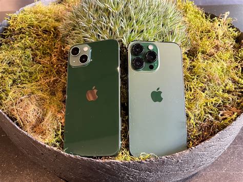 iPhone 13, iPhone 13 Pro's New Green Colors Compared To Other Green ...