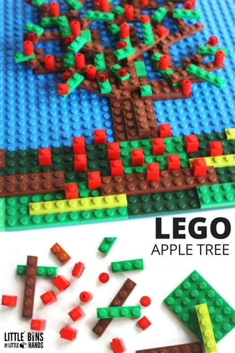 Apple Tree Mosaic Activity and Apple LEGO STEAM Idea