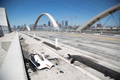 L.A.’s 6th Street Bridge Bike Lane Was Built for a Car Crash