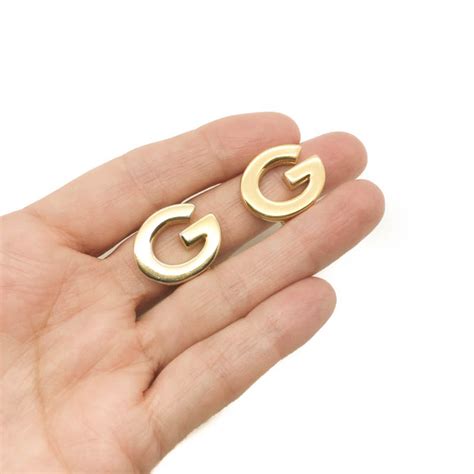 Vintage Givenchy Logo Earrings | Vintage | Jennifer Gibson Jewellery