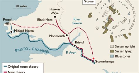 www.Sarsen.org: The A40 Bluestone Transport Route to Stonehenge