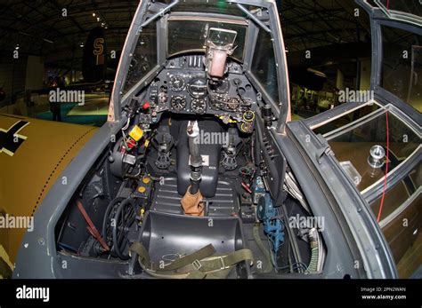 Cockpit interior of a Messerschmitt BF109G-2/Trop Stock Photo - Alamy