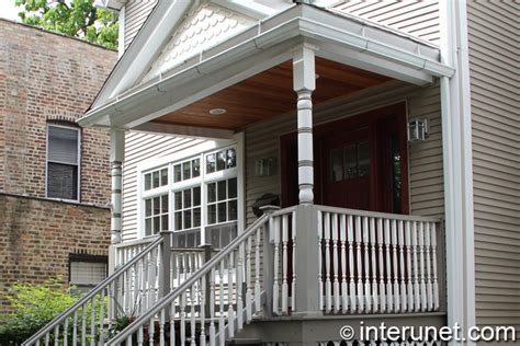 Wood porch with roof | interunet