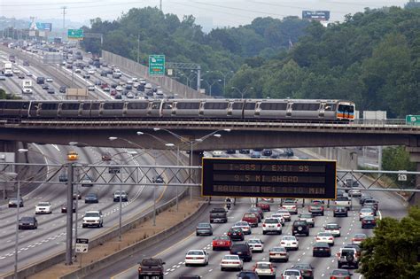 Atlanta traffic nightmare: Terrible regional planning.