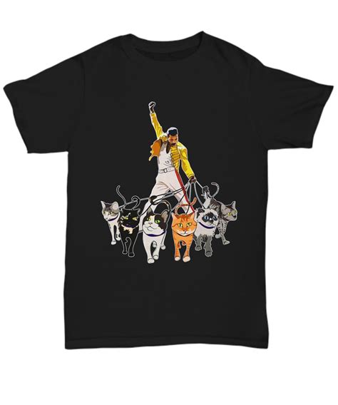 [LIMITED] Freddie Mercury and cats shirt