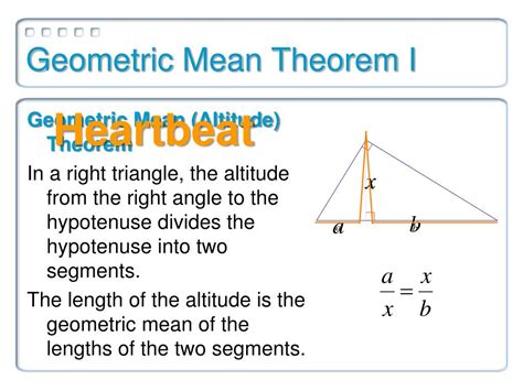 PPT - Geometric Mean Theorem I PowerPoint Presentation, free download ...