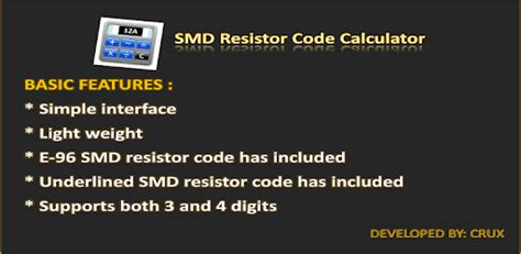 SMD Resistor Code Calculator for PC - Free Download & Install on ...