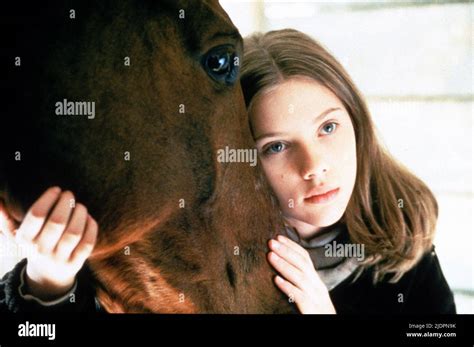 SCARLETT JOHANSSON, THE HORSE WHISPERER, 1998 Stock Photo - Alamy