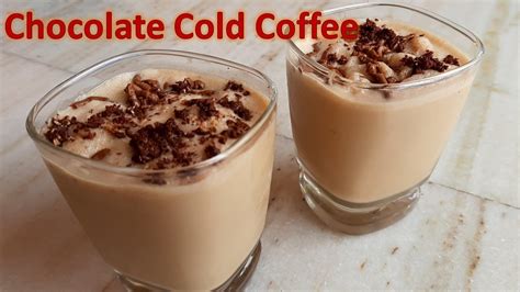 Cold Coffee, Chocolate Cold Coffee, Iced Coffee, Cafe Style Cold Coffee ...