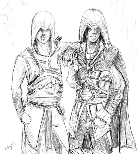 Ezio and Altair - Ezio and Altaïr Fan Art (19143214) - Fanpop