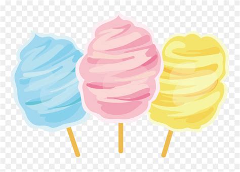 Clip Art Cotton Candy - Png Download (#5664607) - PinClipart