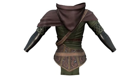 Medieval Archer Green Warrior Top 3D Model - TurboSquid 2000438